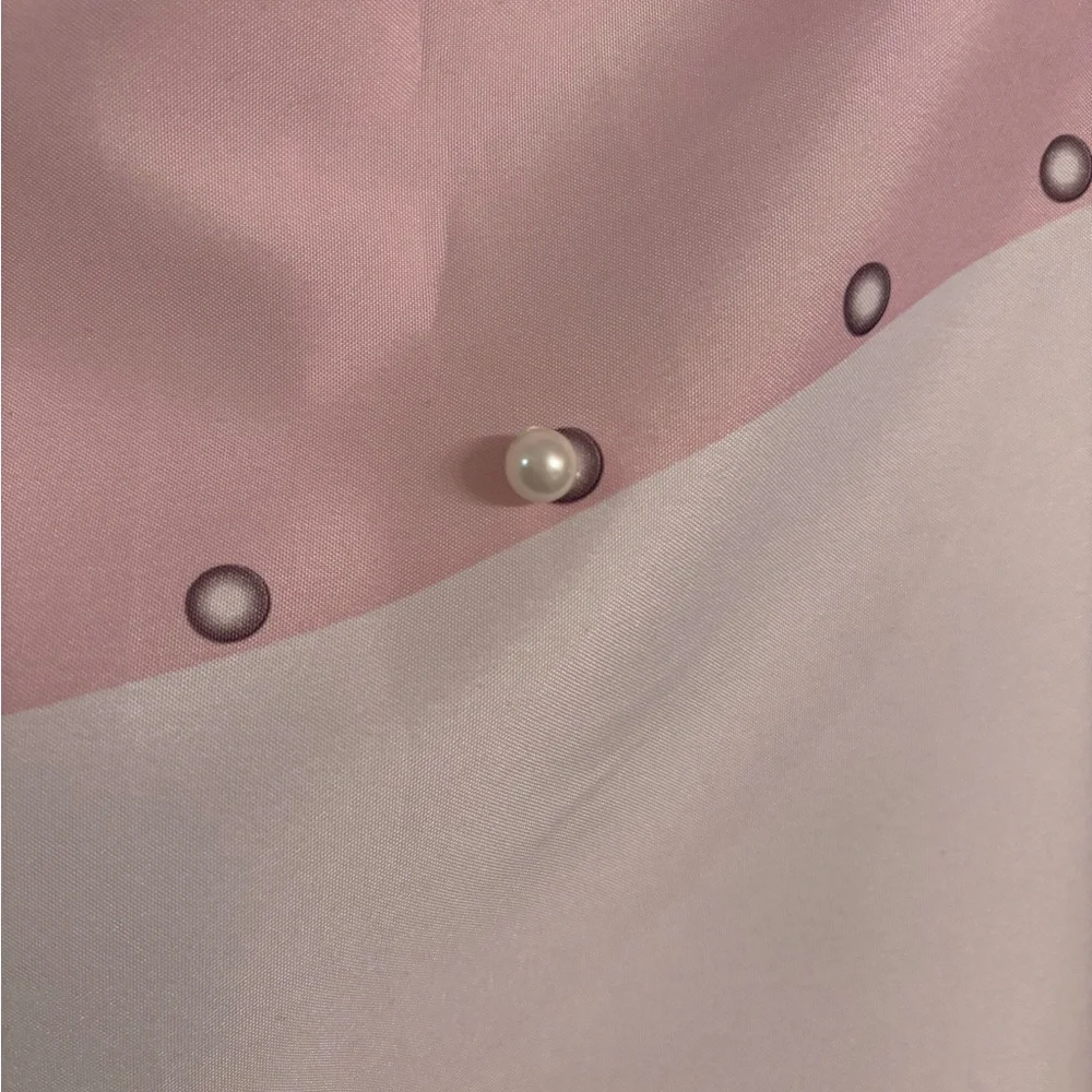 Elegant Fashion Shower Curtain - Pink and Black - Picture 6 of 9